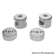 Aluminium oval  handrail terminal