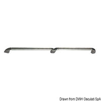 Central holder chromed brass 30x30 mm