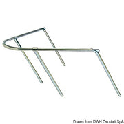 Bow pulpit for sails or pilot boats up to 7 metres