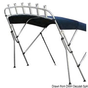 Fishing rod holder rack for awnings