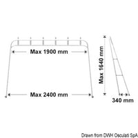 Foldable fishing rod holder rack