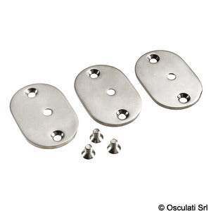 Handrail kit 3 plates + 2 screws