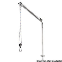 Stainless steel davit