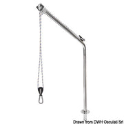 Stainless steel davit