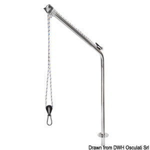 Stainless steel davit