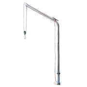 Swivelling davit