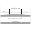 Standard SUP board or gangplank holder kit SS