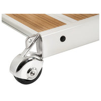 Foldable gangway lacquered white 310 cm