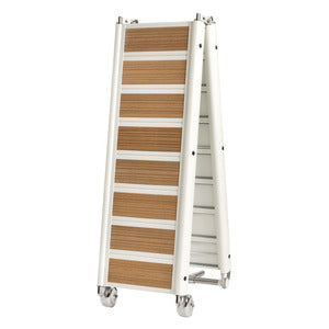 Foldable gangway lacquered white 310 cm
