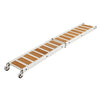 Foldable gangway lacquered white 310 cm