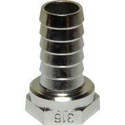 Osculati Stainless Steel 316 Hose Tail (3/4" BSP Female to 20mm Hose) 422245 17.210.04