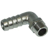 Osculati Stainless Steel 316 Hose Tail 90 Deg (3/8" BSP - 15mm Hose) 422327 17.196.02