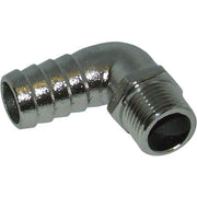 Osculati Stainless Steel 316 Hose Tail 90 Deg (1/2" BSP - 20mm Hose) 422338 17.196.04