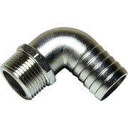 Osculati Stainless Steel 316 90 Degree Hose Tail (1" BSP - 30mm Hose) 422356 17.196.08