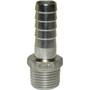 Osculati Stainless Steel 316 Hose Tail (1/2" BSPT Male to 15mm Hose) 422634 17.306.02
