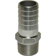 Osculati Stainless Steel 316 Hose Tail (3/4" BSPT Male to 25mm Hose) 422647 17.306.05