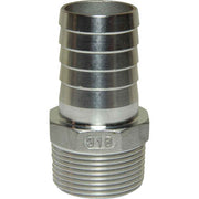 Osculati Stainless Steel 316 Hose Tail (1-1/4" BSPT Male to 35mm Hose) 422664 17.306.08
