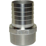 Osculati Stainless Steel 316 Hose Tail (2" BSPT Male to 50mm Hose) 422684 17.306.11