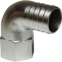 Osculati Stainless Steel 316 90 Degree Hose Tail (1" BSP to 30mm Hose) 422756 17.194.03