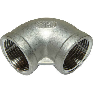 Osculati Stainless Steel 316 90 Degree Elbow (1" BSP Female) 423005 17.326.04