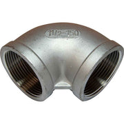 Osculati Stainless Steel 316 90 Degree Elbow (1-1/2" BSP Female) 423007 17.326.06