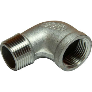 Osculati Stainless Steel 316 90 Degree Elbow (3/4" BSP Male/Female) 423044 17.124.03