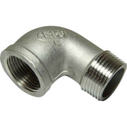 Osculati Stainless Steel 316 90 Degree Elbow (1" BSP Male/Female) 423045 17.124.04