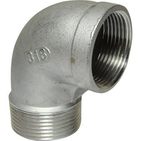 Osculati Stainless Steel 316 90 Degree Elbow (1-1/4" BSP Male/Female) 423046 17.124.05