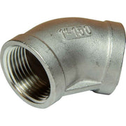 Osculati Stainless Steel 316 45 Degree Elbow (1" BSP Female) 423085 17.220.04
