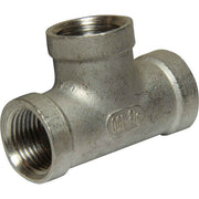 Osculati Stainless Steel 316 Equal Tee Fitting (3/8" BSP Female Ports) 423102 17.318.01