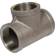 Osculati Stainless Steel 316 Equal Tee Fitting (1-1/2" BSP Female) 423107 17.318.06