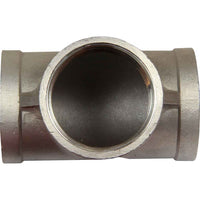 Osculati Stainless Steel 316 Equal Tee Fitting (1-1/2" BSP Female) 423107 17.318.06