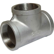 Osculati Stainless Steel 316 Equal Tee Fitting (Female Ports / 2" BSP) 423108 17.318.07