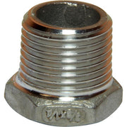 Osculati Stainless Steel 316 Reducing Bush (3/8" BSP M to 1/4" BSP F) 423504 17.321.01