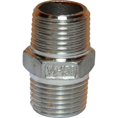 Osculati Stainless Steel 316 Equal Nipple (Male Thread / 1/2