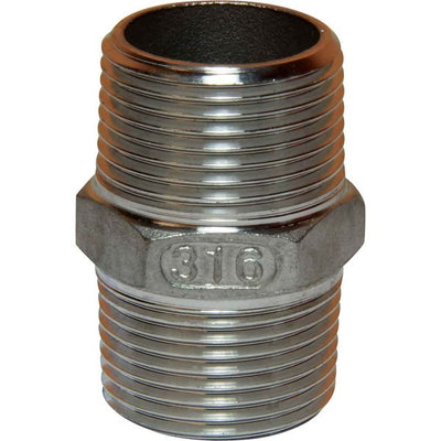 Osculati Stainless Steel 316 Equal Nipple (Male Thread / 3/4