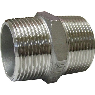 Osculati Stainless Steel 316 Equal Nipple (Male Thread / 1-1/4