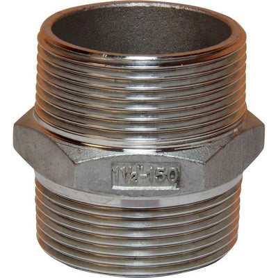 Osculati Stainless Steel 316 Equal Nipple (Male Thread / 1-1/2
