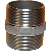 Osculati Stainless Steel 316 Equal Nipple (Male Thread / 2" BSP) 423608 17.125.07
