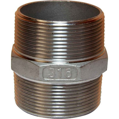 Osculati Stainless Steel 316 Equal Nipple (Male Thread / 2