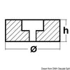 Magnesium stern anode 125x38 mm