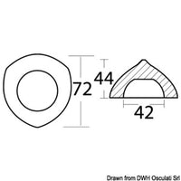 Anode for propeller Max/Prop 42 mm