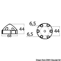 Anode for prop. Max/Prop 28/35 mm