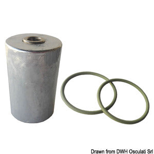 Aluminium anode for Volvo DPH/DPR exhaust pipe