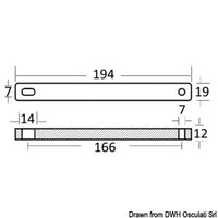 Anode rod 30/50 HP 2 and 4 strokes