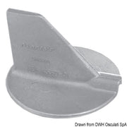 Aluminium fin anode 100/225 HP