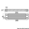 Manesium oblong anode for Yamaha