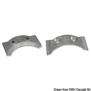 Onboard/outboard plate (zinc)