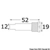 Onboard/outboard engine anode with plug (zinc)