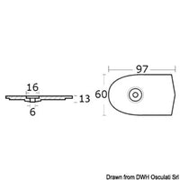 Anode plate for 6C/6D/8C